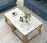 Iron Frame Handmade Square 20"x20" Coffee Table - Image 3