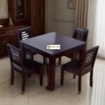 Furniture Sheesham Wood Dining Table with Chairs