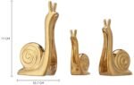 Snail Family Ceramic Finish Figures - Timeless Elegance for Home Décor - Image 3