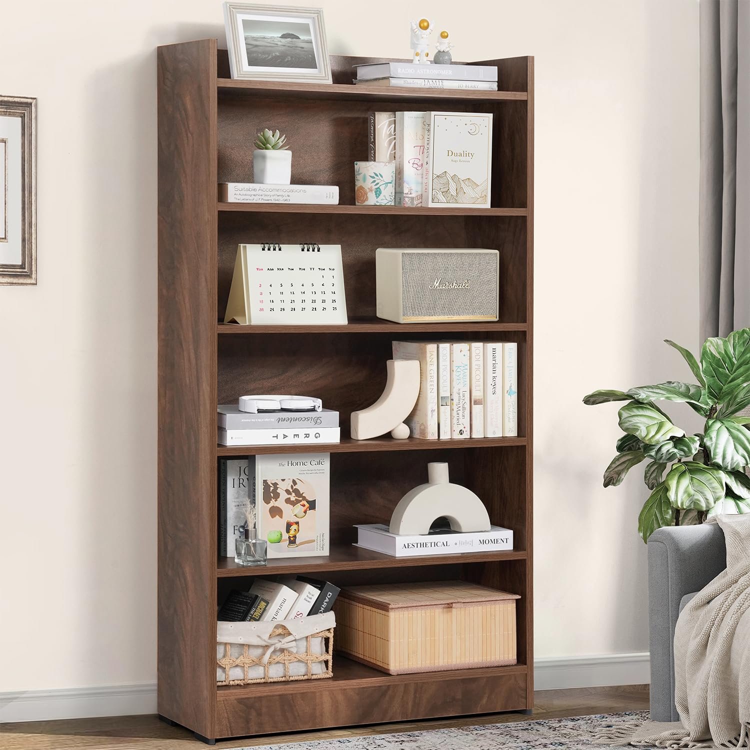 Version 1.0.0 Bookshelf for Home - 6 Tier Book Rack for Study Room - Image 1