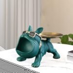 SMOKEY COCKTAIL Bulldog Storage Butler Sculpture - Image 3