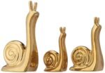 Snail Family Ceramic Finish Figures - Timeless Elegance for Home Décor - Image 4