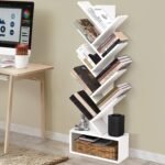 Book Shelf for Home Library - 9-Tier Tree Shaped Book Rack