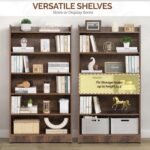 Bookshelf for Home - 6 Tier Book Rack for Study Room - Image 2