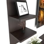 Black Stack Engineered Wood TV Entertainment Wall Unit - Image 4