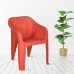 Nilkamal EEEZYCHR Plastic Mid Back with Arm Chair