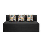 3-Person Sofa Cum Bed Jute Fabric - Image 3