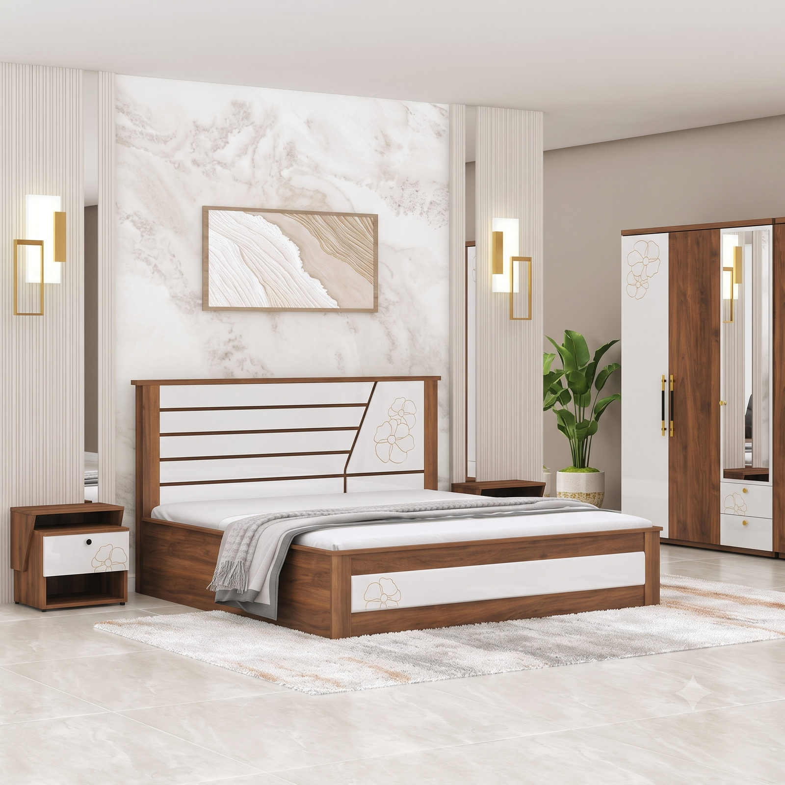SSF_BED (19) SSF Modular King Size Bed With Storage(SSF-981) - Image 1