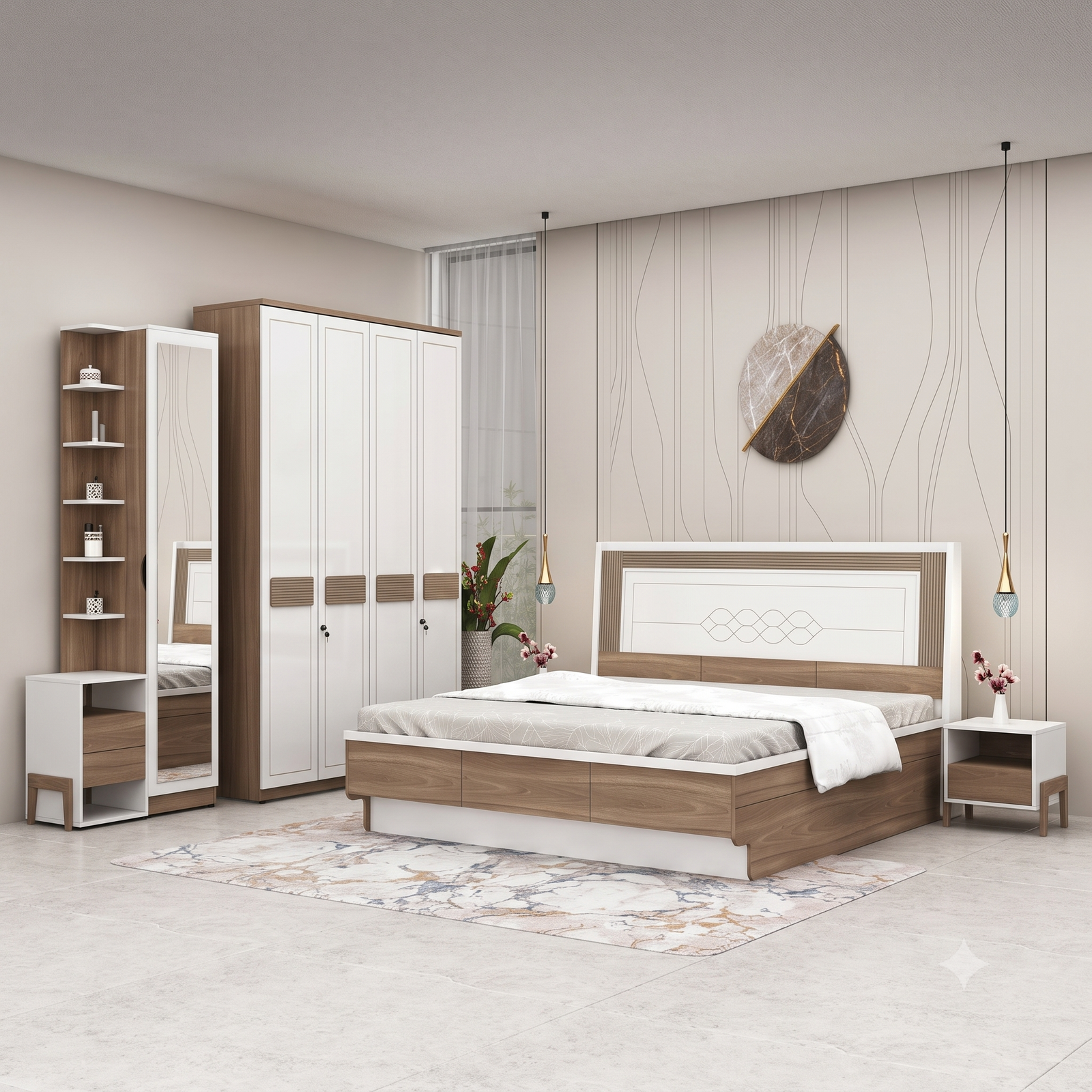 SSF_BED (47) SSF Modular King Size Bed With Storage(SSF-957) - Image 1