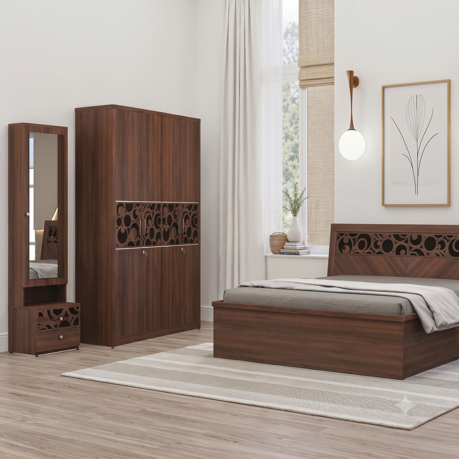 SSF_BED (55) SSF Modular King Size Bed With Storage(SSF-963) - Image 1