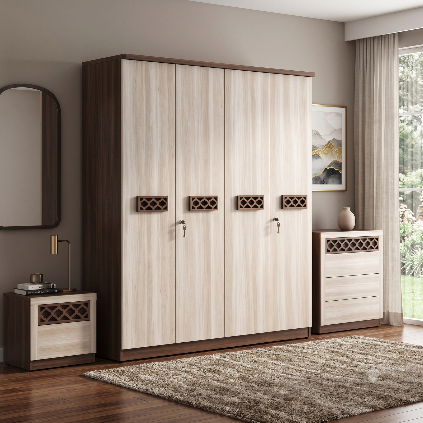 SSF 127 SSF 4 Door Wardrobes 127 - Image 1