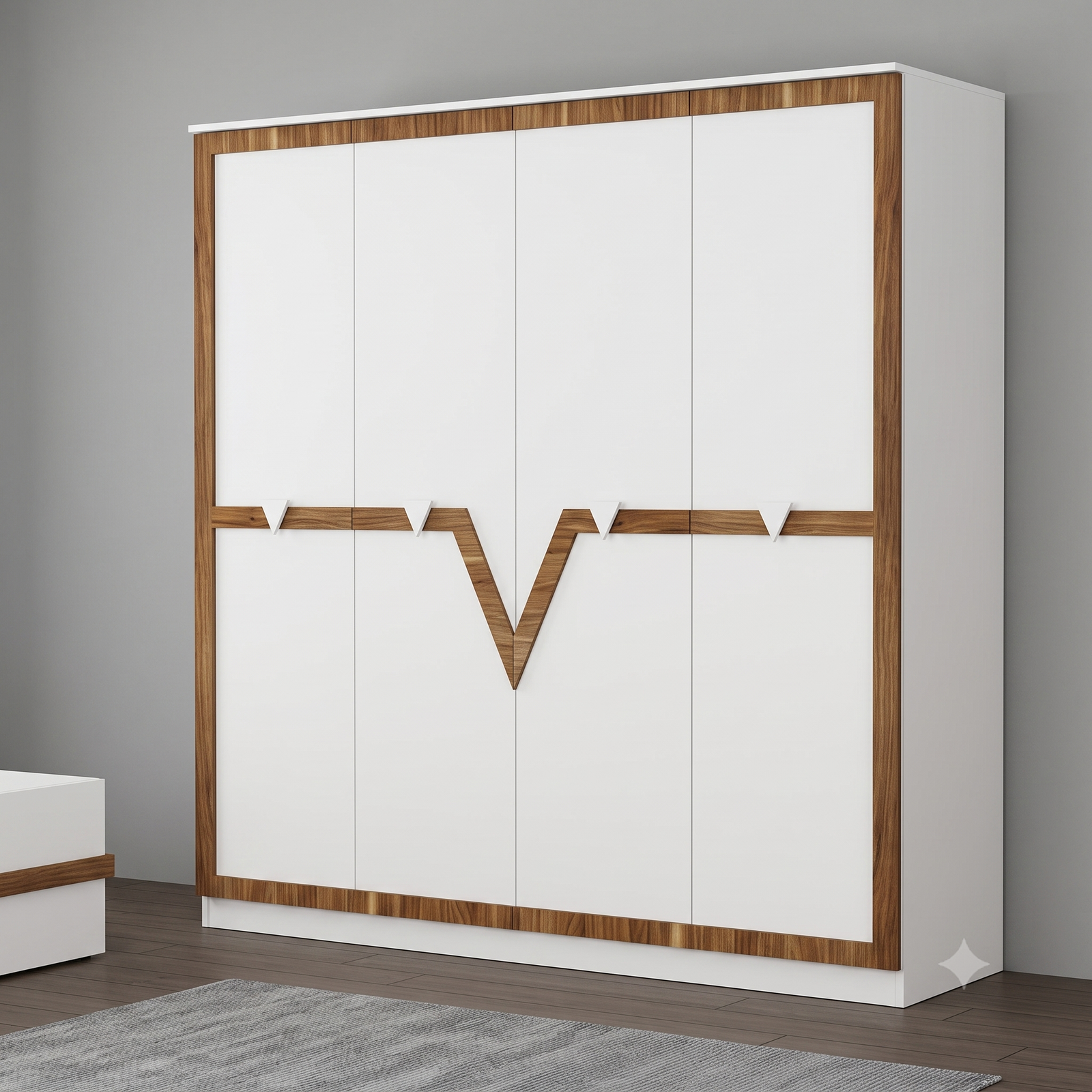 SSF 135 SSF 4 Door Wardrobes 135 - Image 1