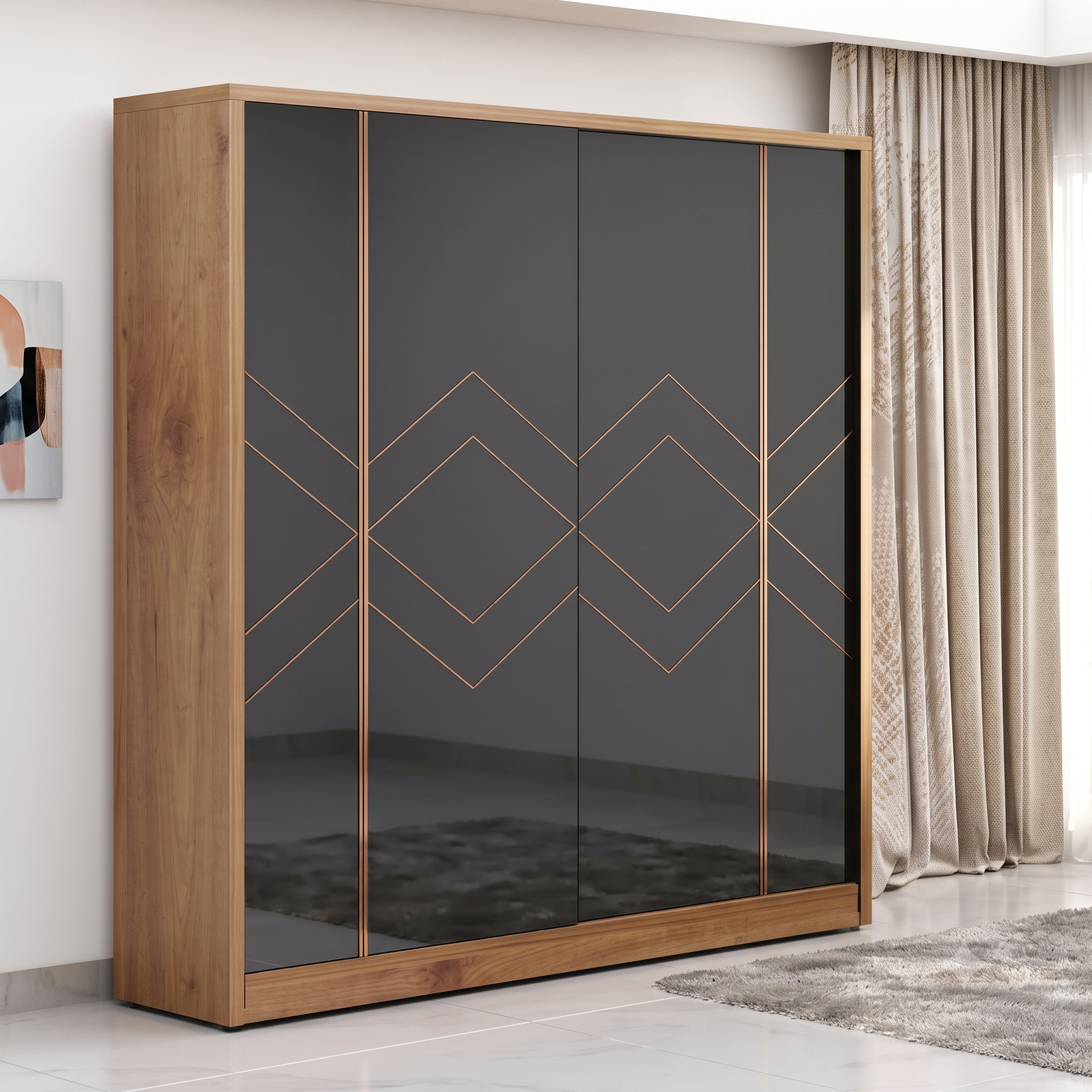 SSF 157 SSF 4 Door Wardrobes 151 - Image 1