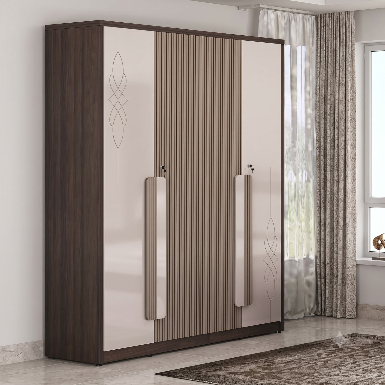 SSF 162 SSF 4 Door Wardrobes 162 - Image 1