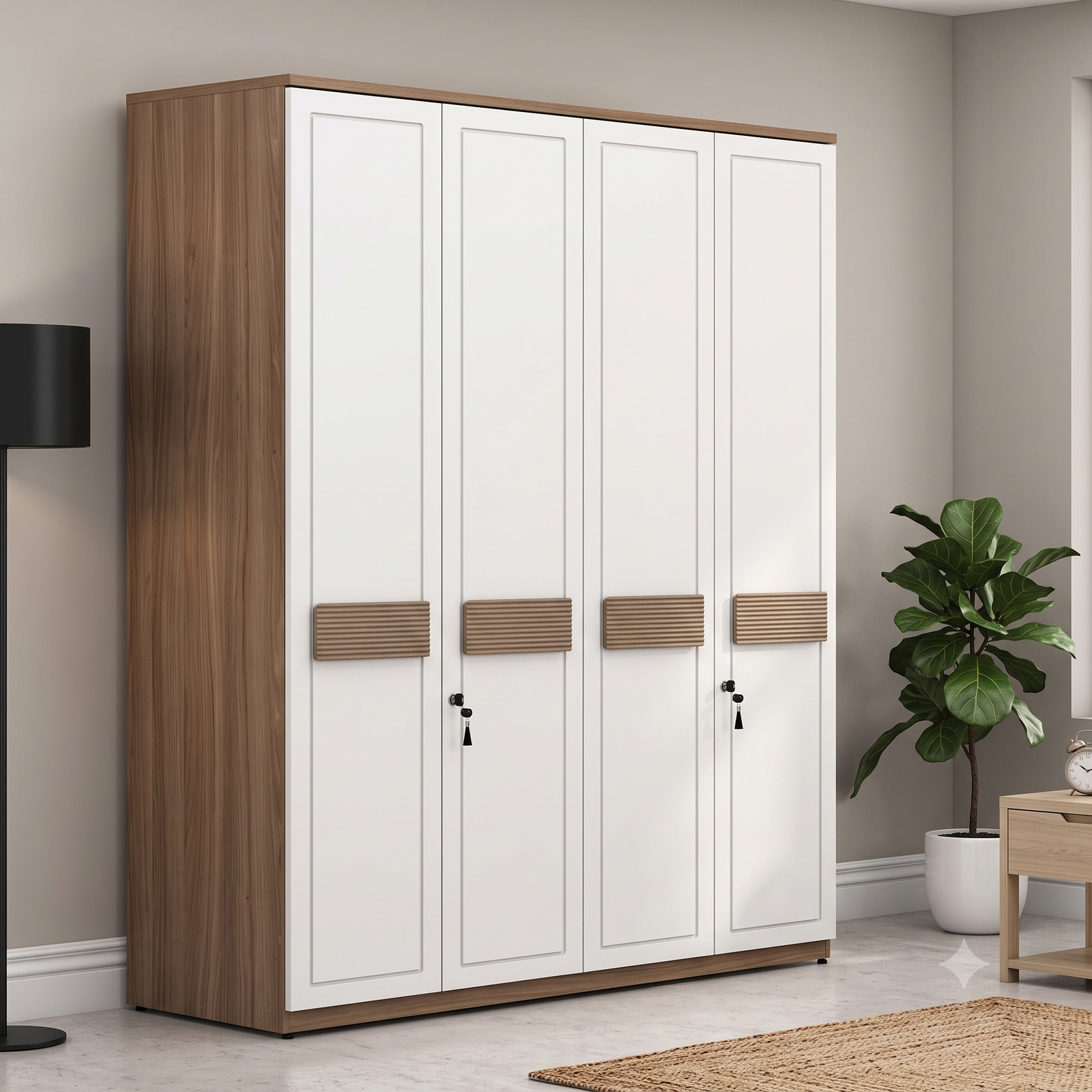 SSF 166 SSF 4 Door Wardrobes 166 - Image 1
